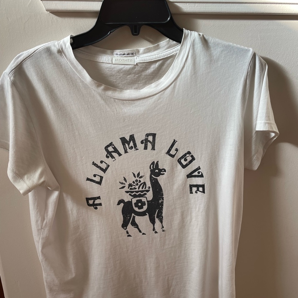 Mother The Boxy Goodie Goodie Llama Tee